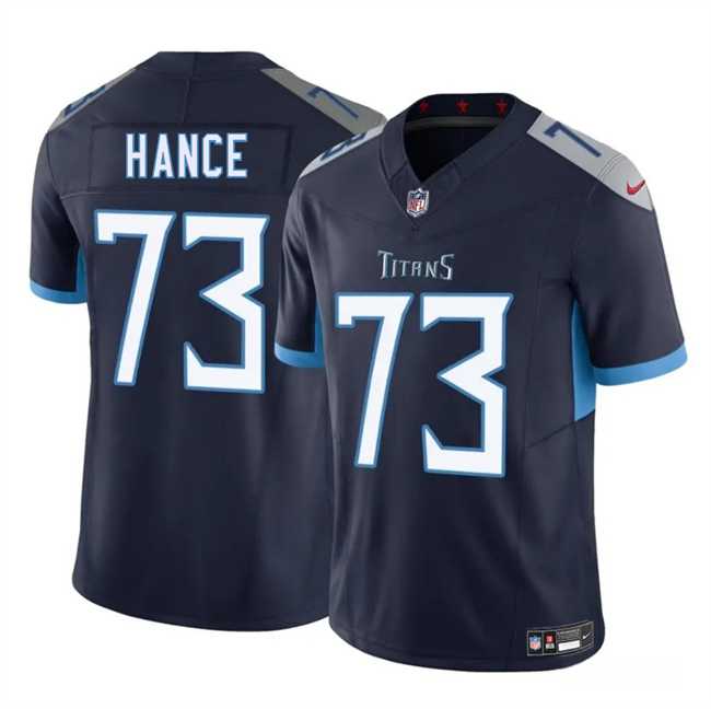 Men & Women & Youth Tennessee Titans #73 Blake Hance Navy 2025 F.U.S.E. Vapor Limited Stitched Jersey